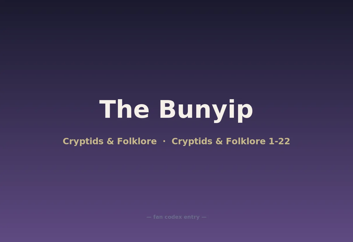 The Bunyip