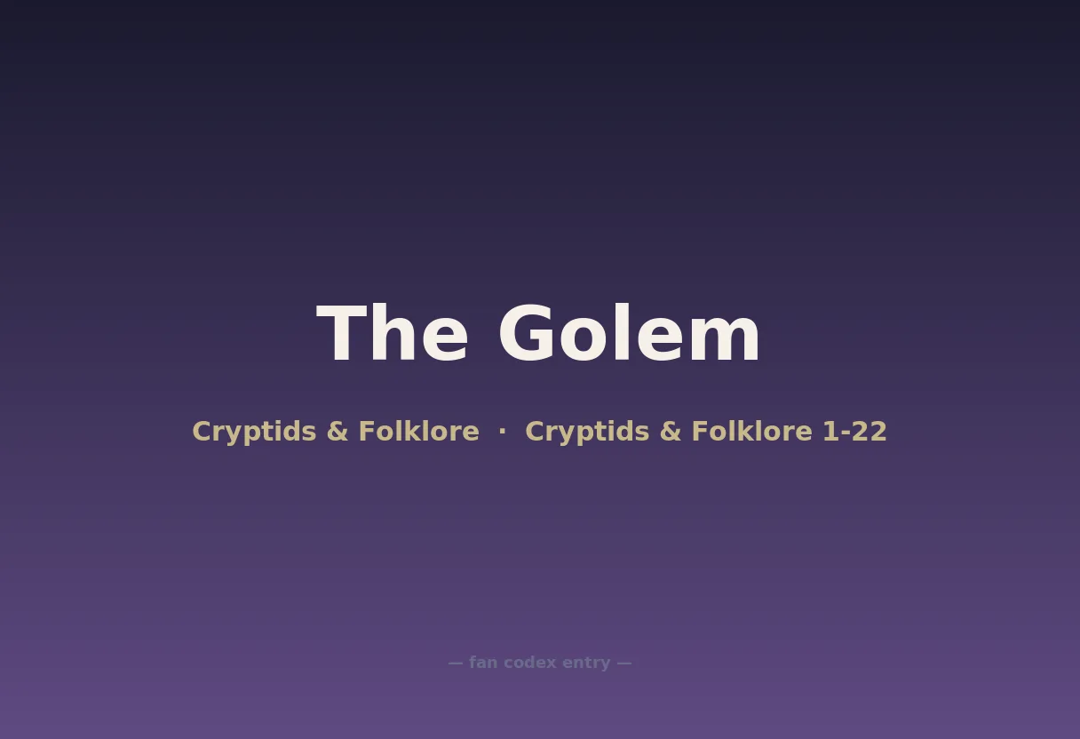 The Golem