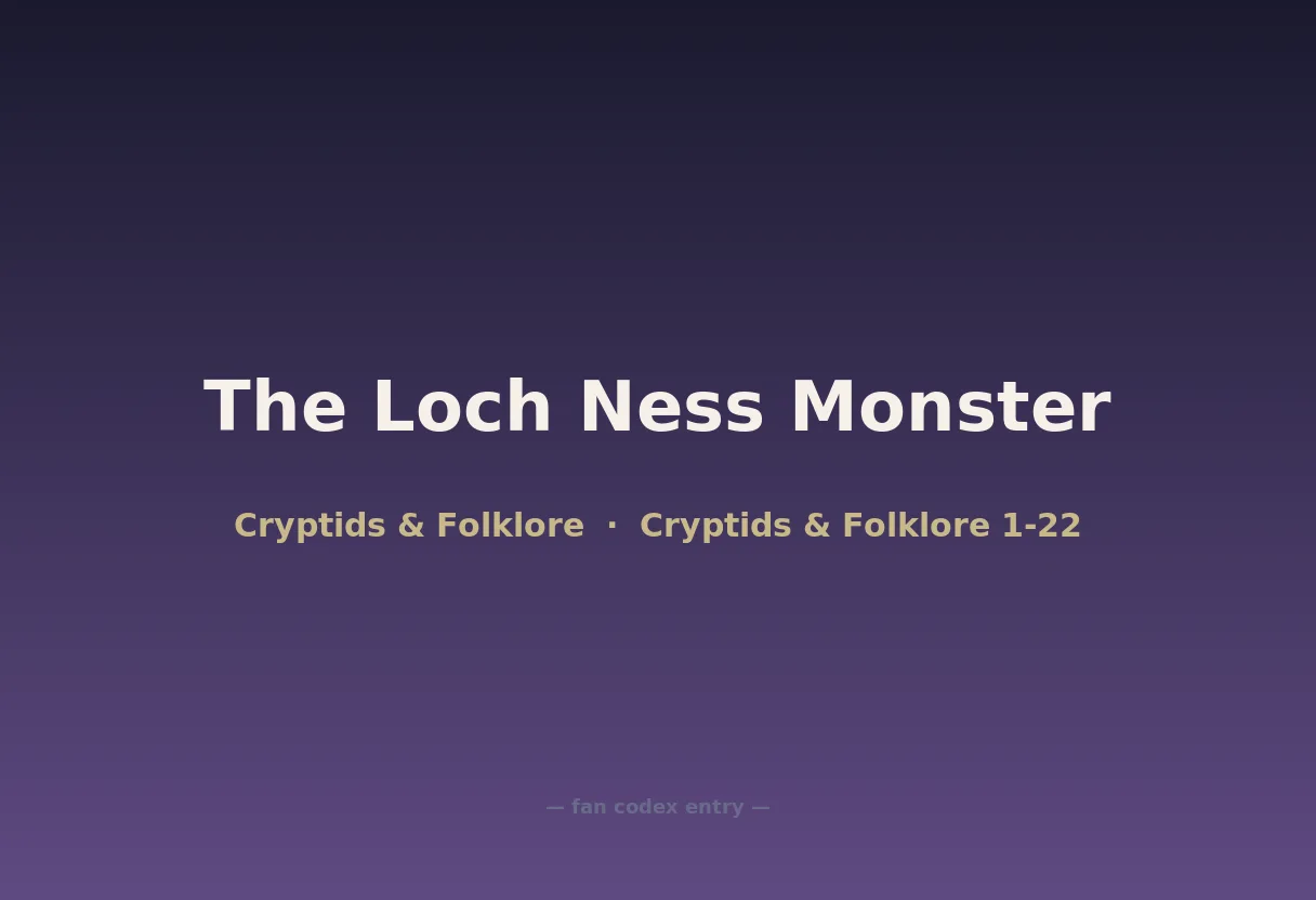 The Loch Ness Monster